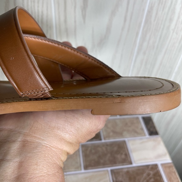 COACH Harlan Beige/Khaki Sandals Preowned Size 7 - Picture 13 of 16